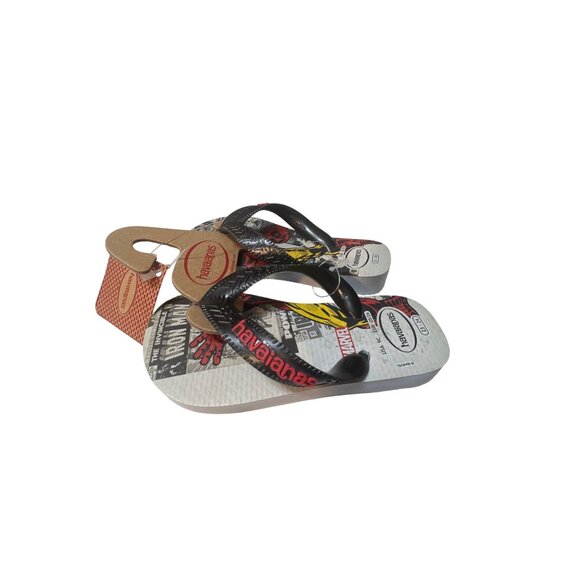 Havaianas Marvel Iron Man Kids Flip-Flops Size 9C NWT - Picture 1 of 4